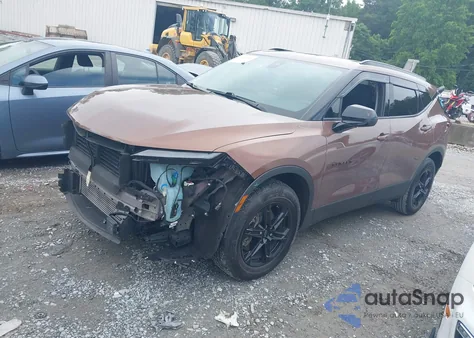 2023 Chevrolet Blazer Fwd 2Lt из США, поврежденный, VIN 3GNKBCR48PS227182